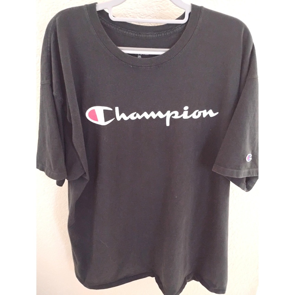 Champion Logo T-Shirt 2XL Streetwear Athleisure Sportswear GraphicT Authentic - Picture 1 of 7